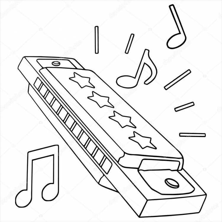 Наброски музыкальных инструментов