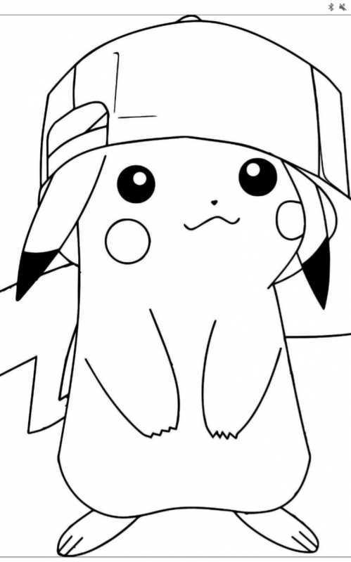 Покемон раскраска Пачирису