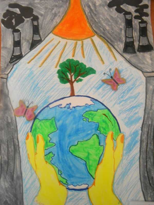 Рисование на тему экология