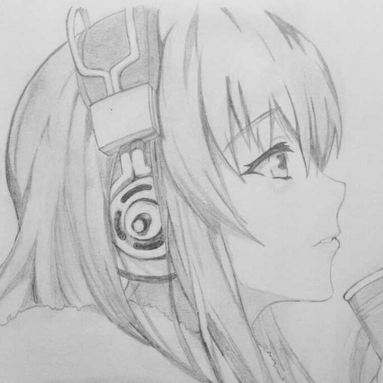 Аниме рисунки карандашом для начинающих