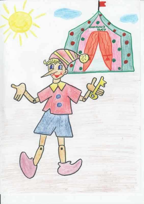 Буратино из сказки Буратино