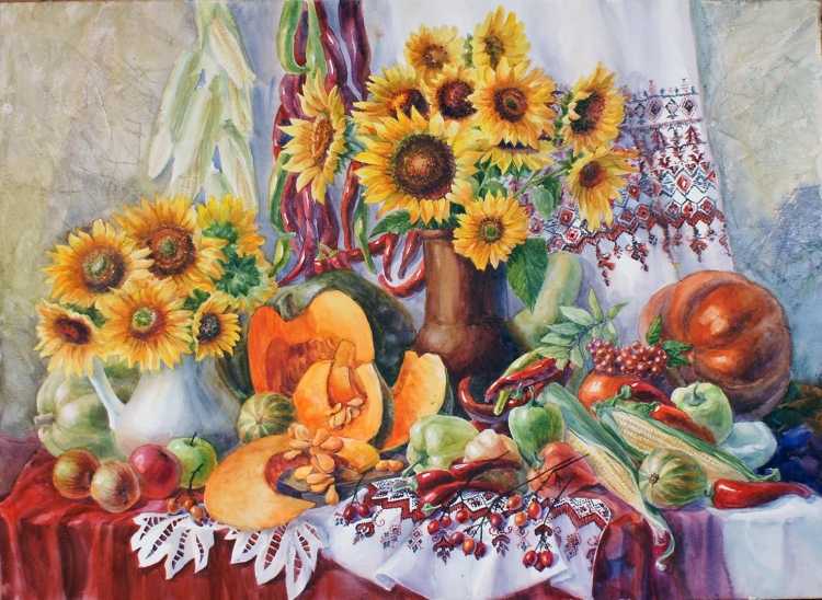 Хата Мазанка живопись