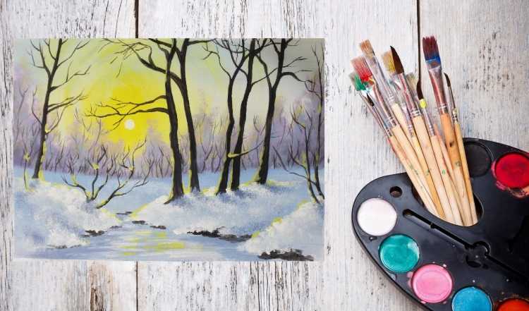 Уроки рисования гуашью