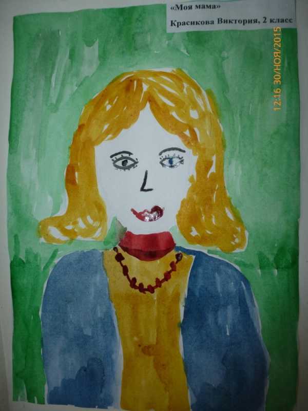 Конкурс рисунков мама