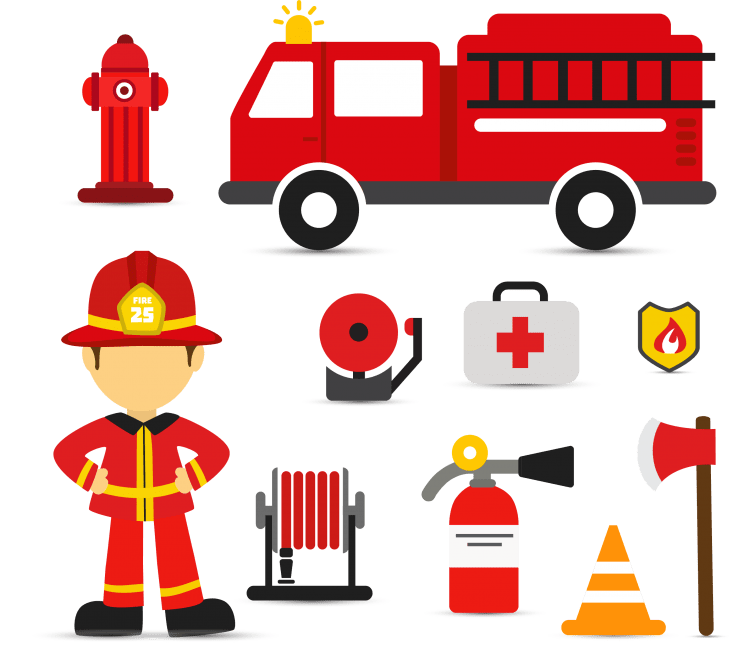 Пожарная машина символ