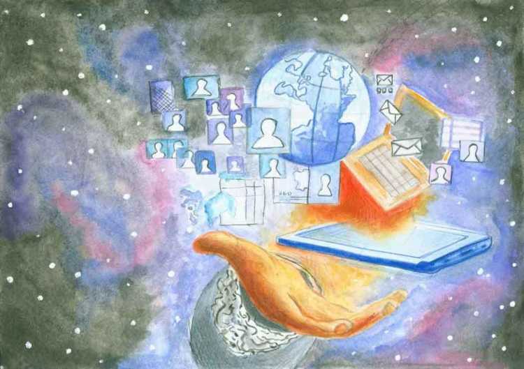 Библиотека будущего рисунки