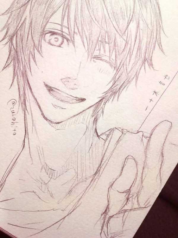 Аниме лицо мальчика