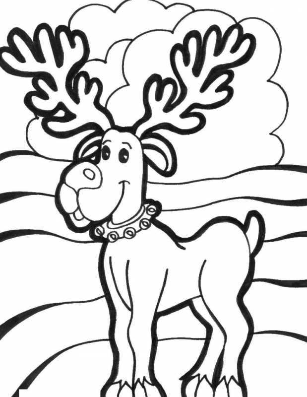 Олень картинка для детей