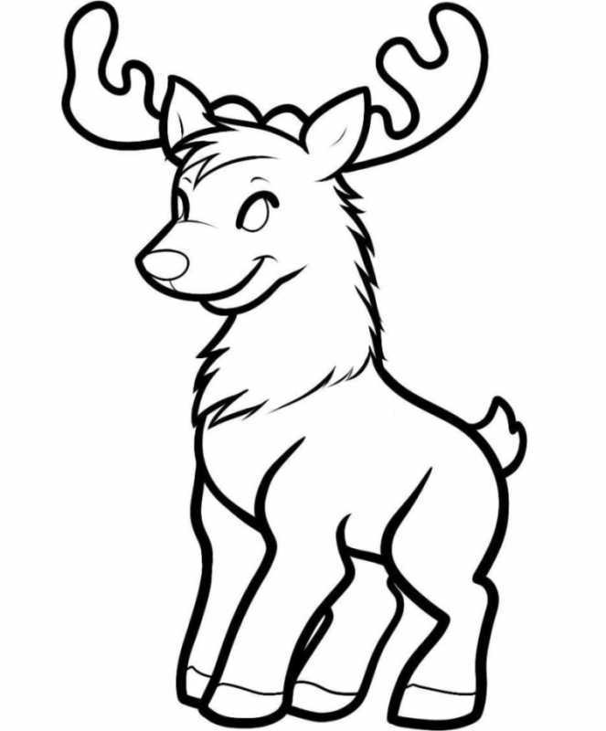 Олень для выжигания