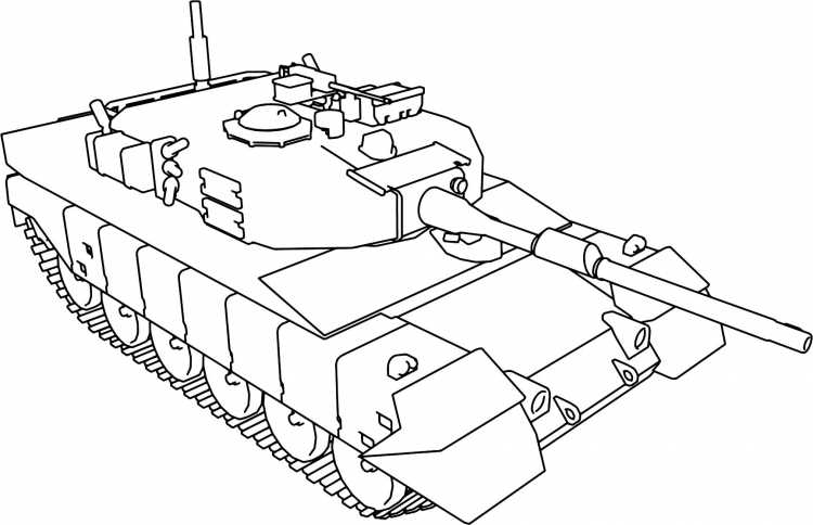 Танк рисунок