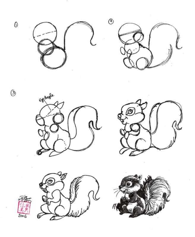 Простые рисунки для срисовывания