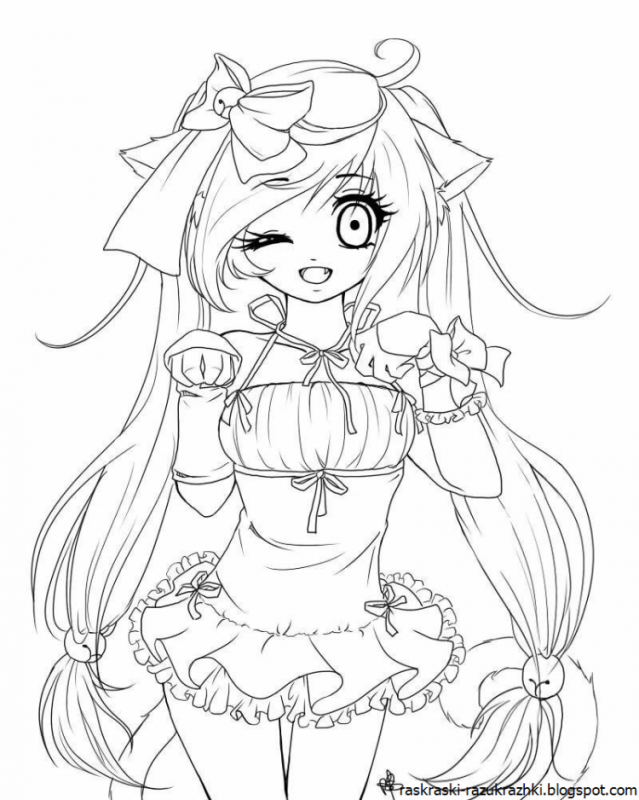 Аниме не Раскрашенные