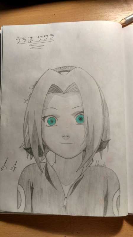 Сакура Харуно нарисовать