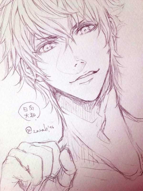 Красивые скетчи парней