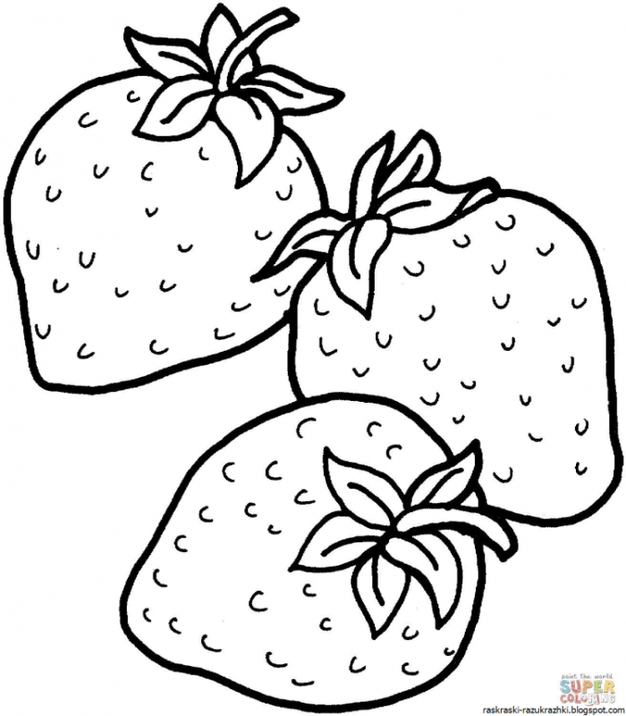 Ананас раскраска для детей