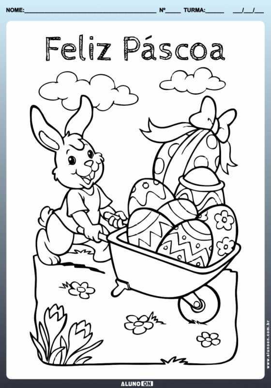 Пасхальный кролик раскраска