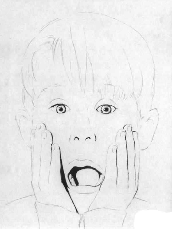 Рисунок Кевина из один дома