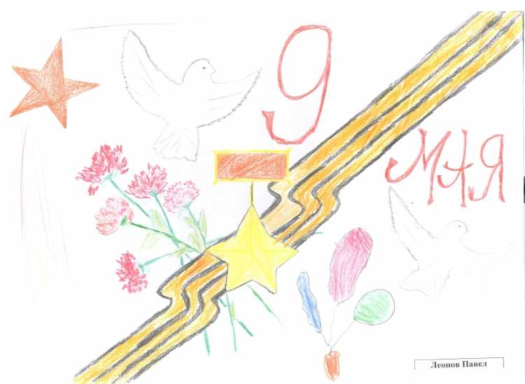 Детские рисунки о Великой Отечественной войне 1941-1945