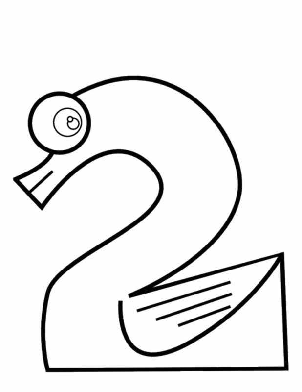 Цифра 10 раскраска