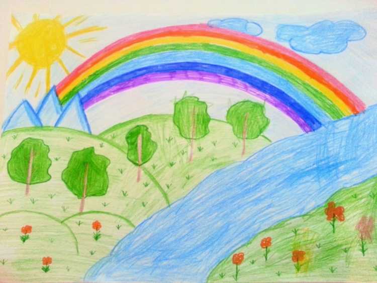 Лето глазами детей рисунки