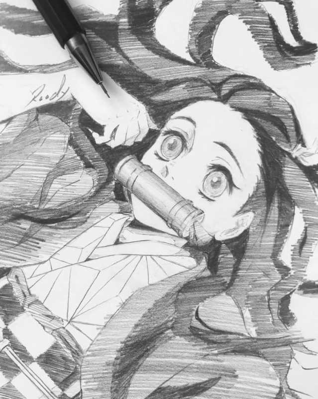 Раскраска антистресс аниме