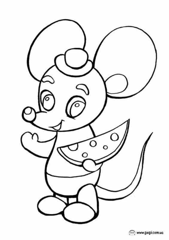 Пышка раскраска