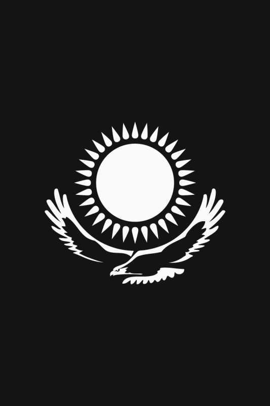 Флажки шаблон казахские