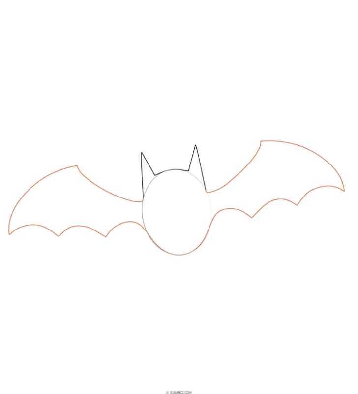 Bat раскраска