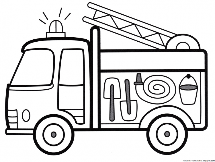 Пожарная машина клипарт