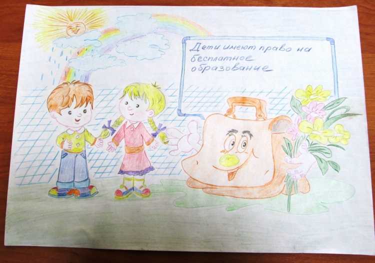 Права человека глазами ребенка рисунки