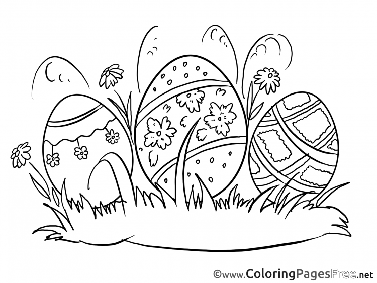 Раскраска Пасха для детей