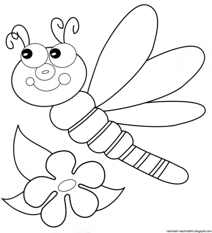 Насекомые. Раскраска