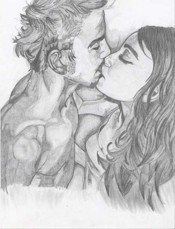 Рисунки для срисовки страсть