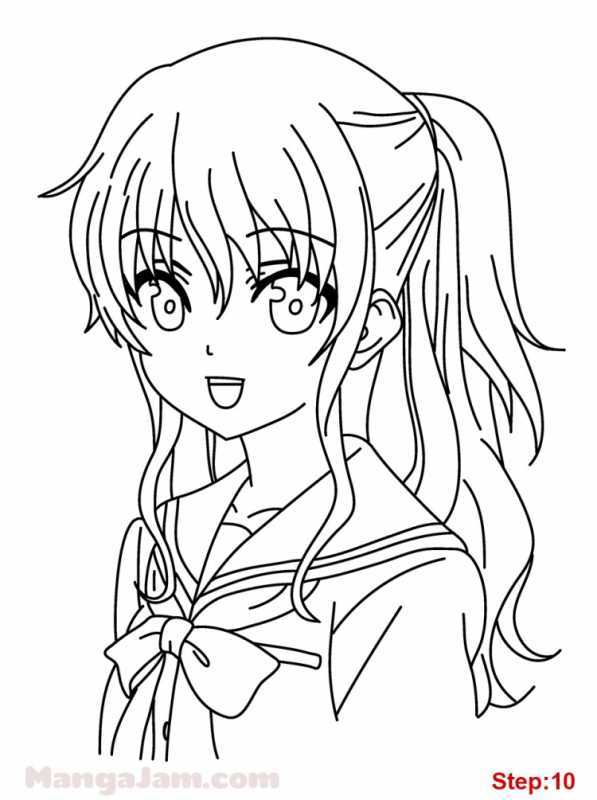 Шарлотта аниме чб