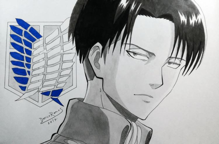 Леви Аккерман карандашом