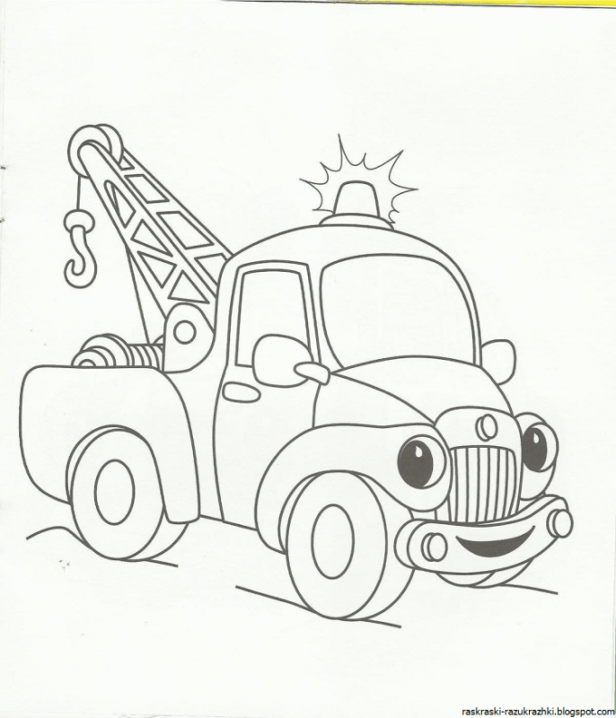 Машина раскраска для детей