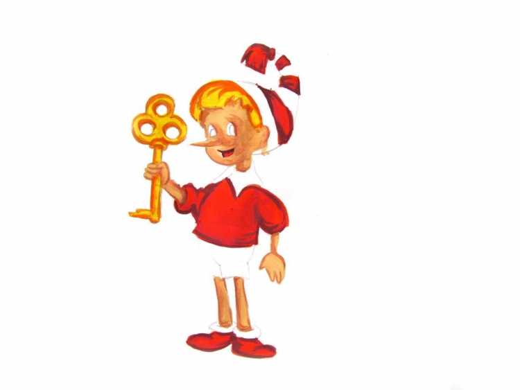 Нарисовать Буратино