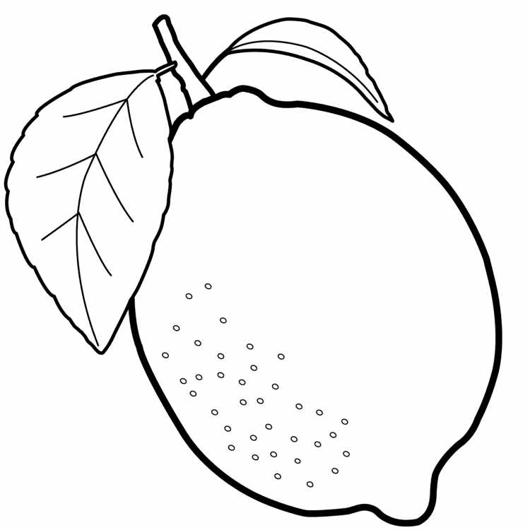 Раскраска экзотические фрукты