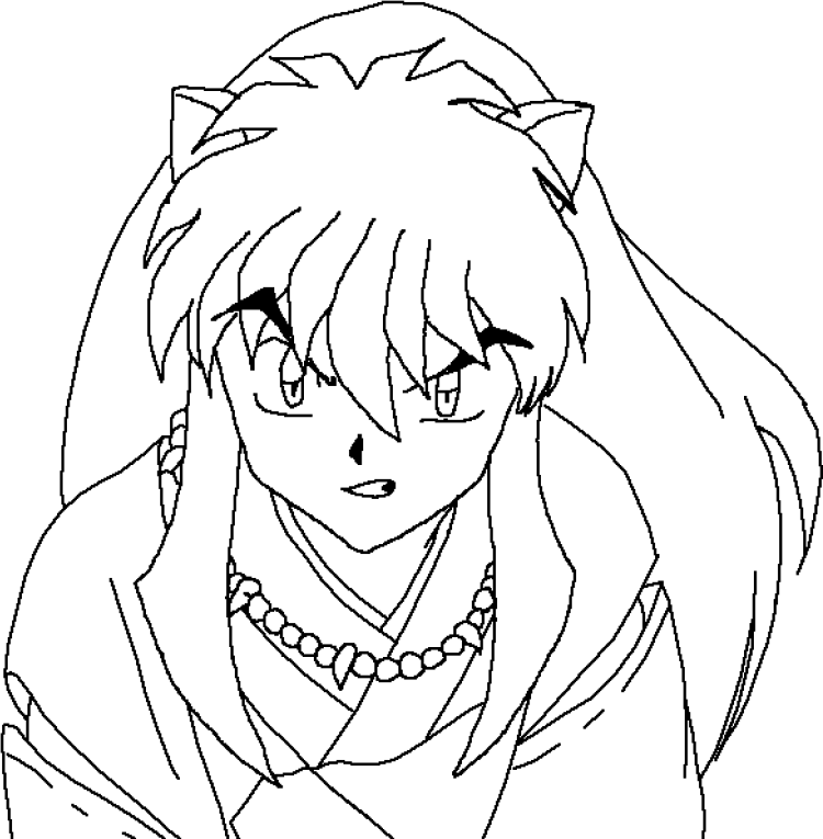 Аниме раскраска для детей мальчиков