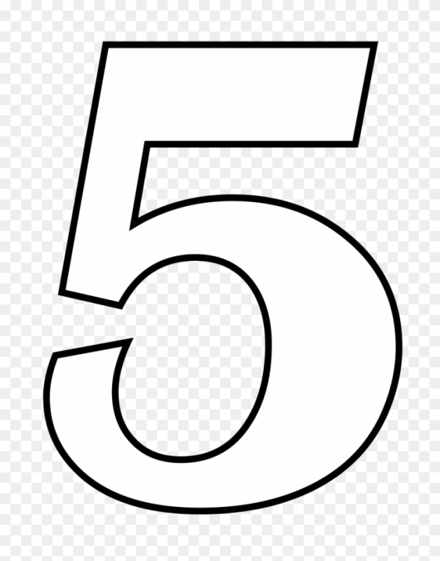 Раскраска цифры