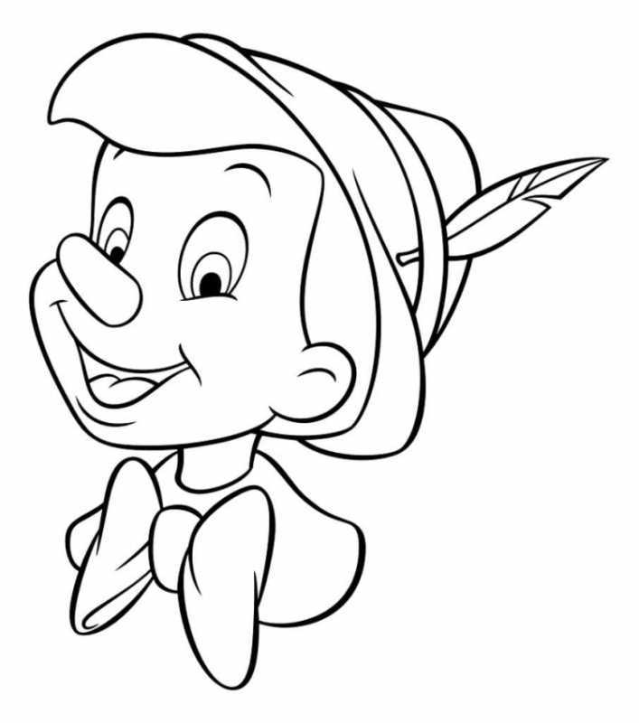 Буратино карандашом за партой