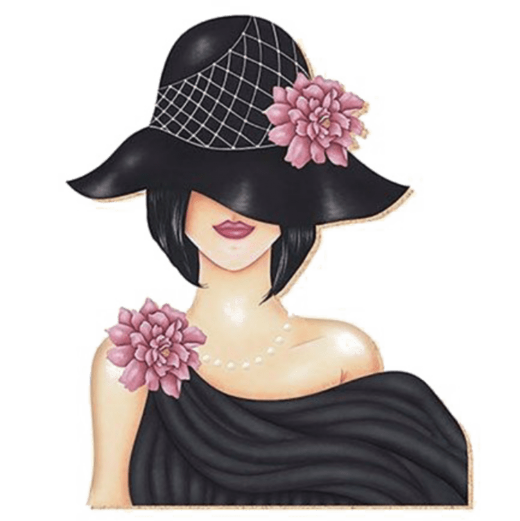 Дама в шляпке