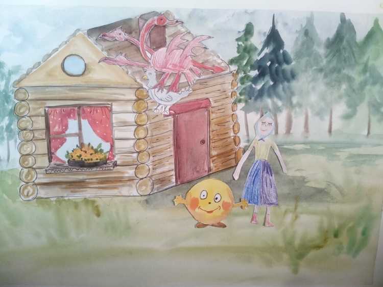 Сказочные персонажи Колобок