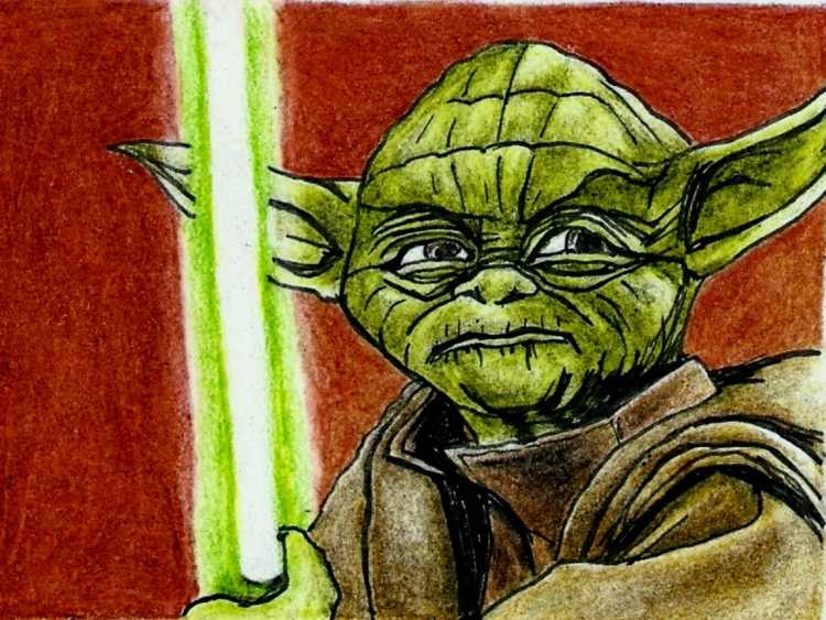 Йода рисунок
