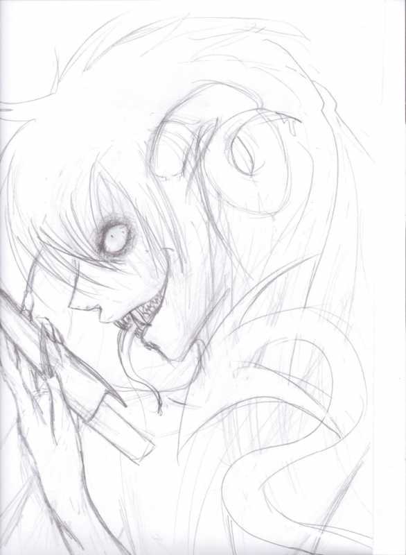 Раскраска Джефф убийца аниме