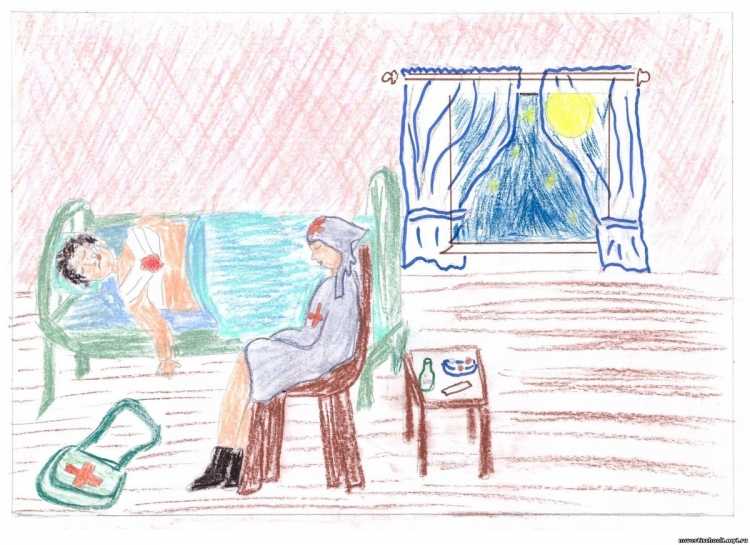 Рисунок на тему Милосердие