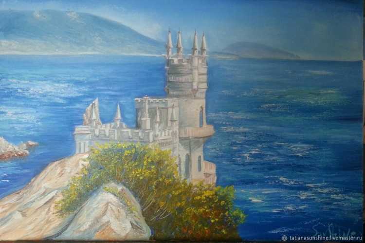 Картина Ласточкино гнездо Айвазовский