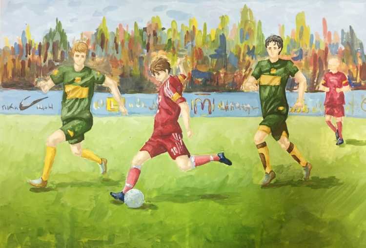 Картины посвященные футболу