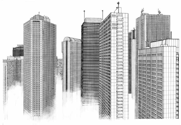 Небоскребы Графика