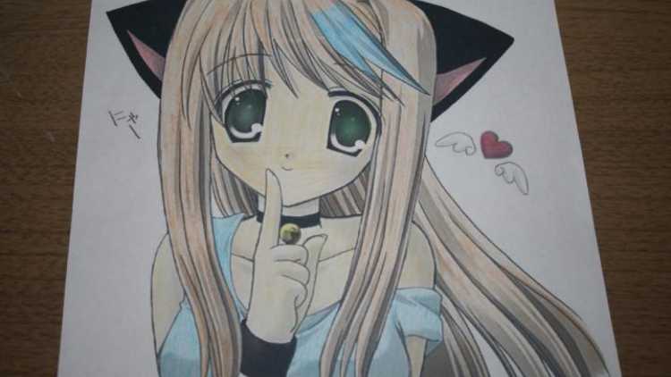 Рисунки в аниме стиле несложные